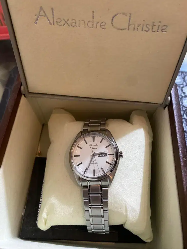 Jam tangan alexandre christie wanita original mulus fullset