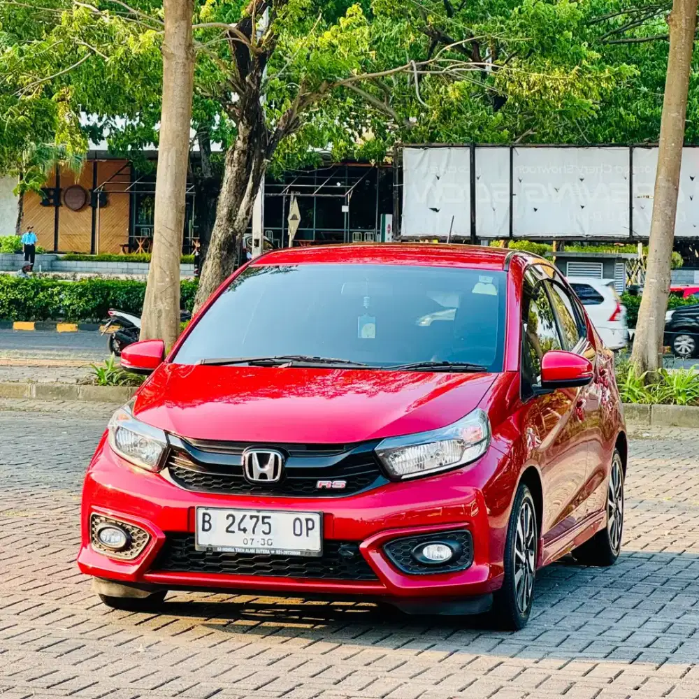 HONDA BRIO 1.2 RS CVT 2020 MERAH HATI