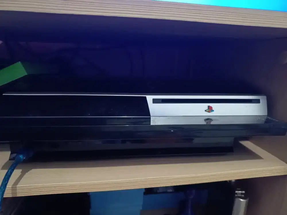 PS 3 Fat 160gb, Full Asesoris Kabel, Dus, Game Lengkap dan 2 Stik Ori