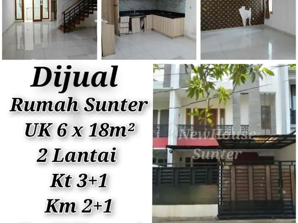 For Sale Rumah Taman Nyiur Sunter Jakarta Utara perumahan Taman Nyiur Sunter