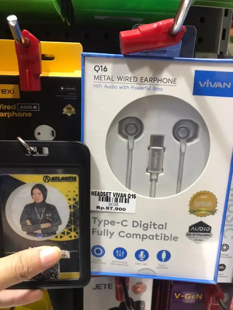 HEADSET VIVAN Q16 | ATLANTIS DAHSYAT