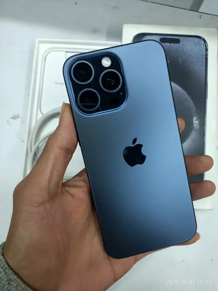 iphone 15 promax 256gb ibox blue titanium