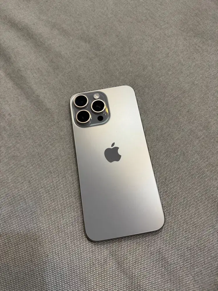 Iphone 15 Pro Max 256Gb Natural Titanium Ex Garansi Resmi Ibox