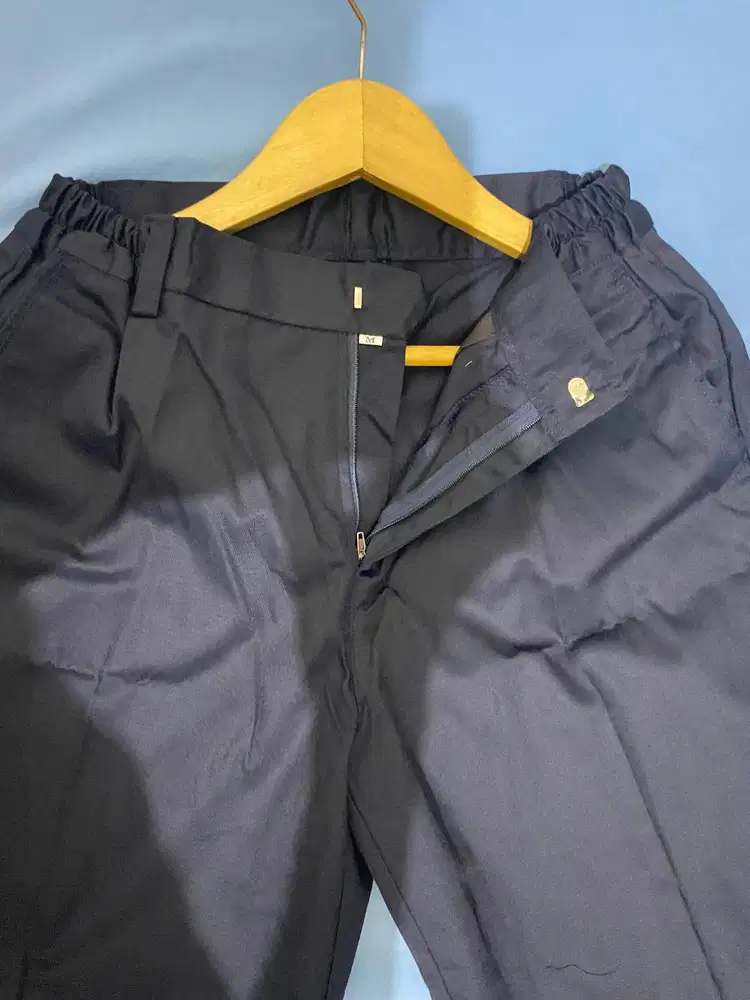 Celana Bahan Biru Dongker (BARU)