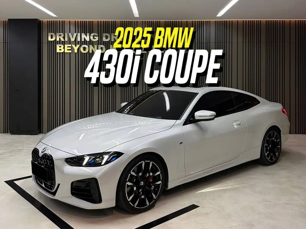BMW 430i Coupe 2025 NIK 2024 Facelift LCI White on Brown Putih 430 i