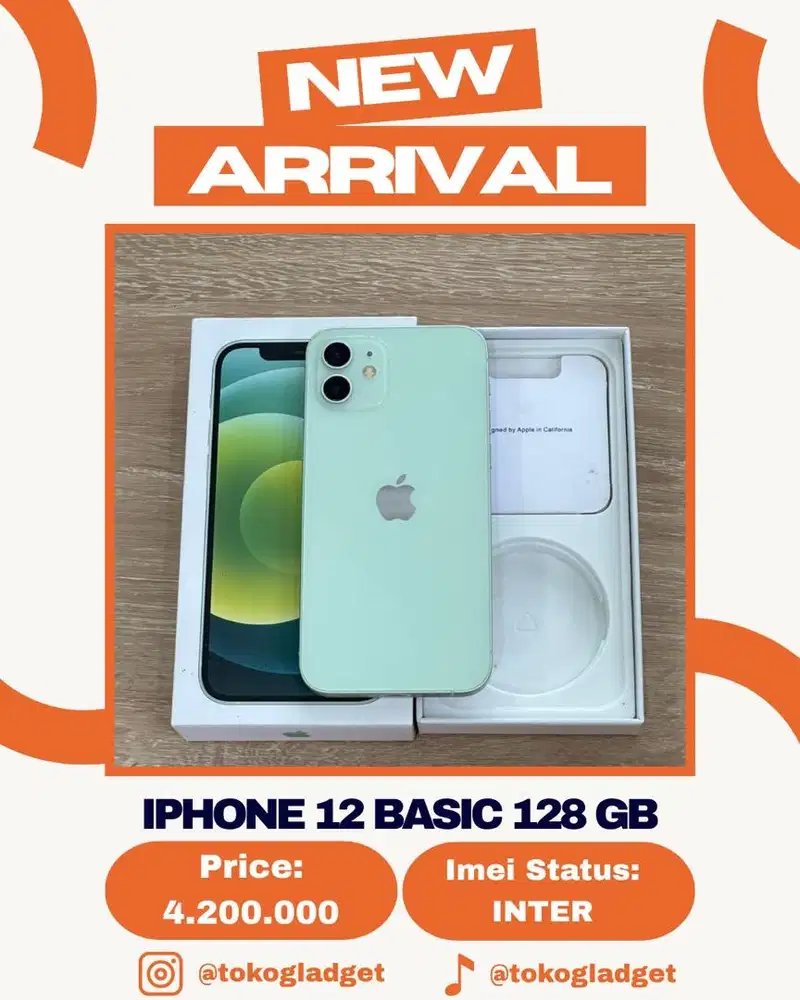 iPhone 12 Basic 128 Gb ex INTER ALL OPERATOR
