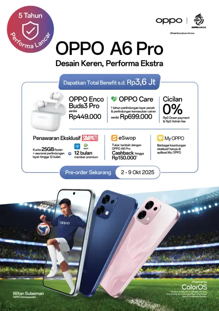 Pree Order OPPO A6 PRO