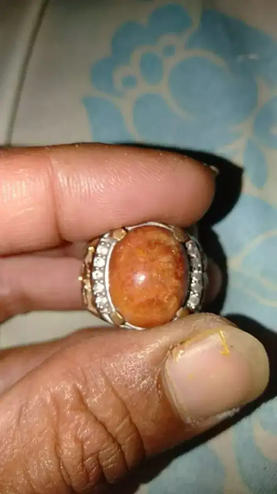 Akik teratai merah lawas