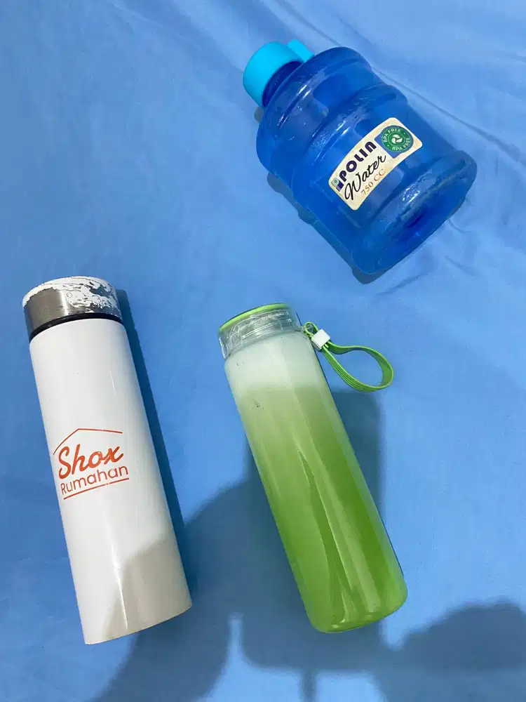 Tumbler Putih, Hijau, Biru. Beli 1 @5000/ 3 @10000