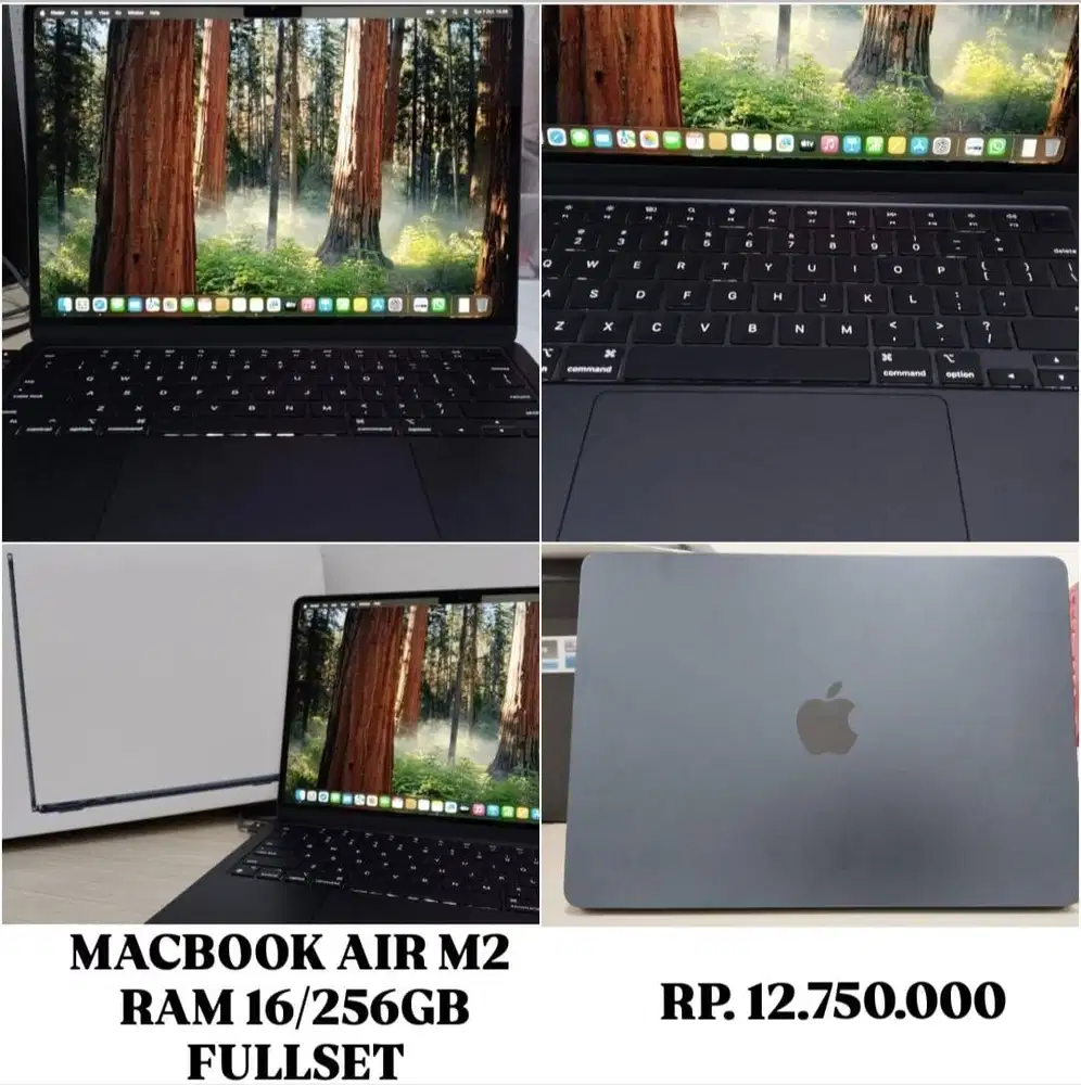 MacBook Air M2 RAM 16GB / SSD 256GB
