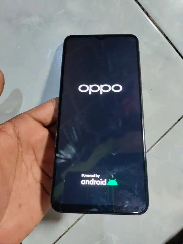 Satu set Lcd fingerprint original copotan Oppo Reno 8z Reno 8 z
