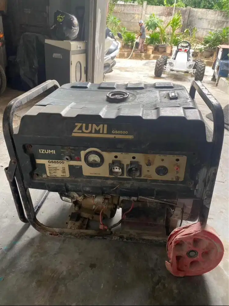 Genset Izumi GS8500  Kondisi susah nyala