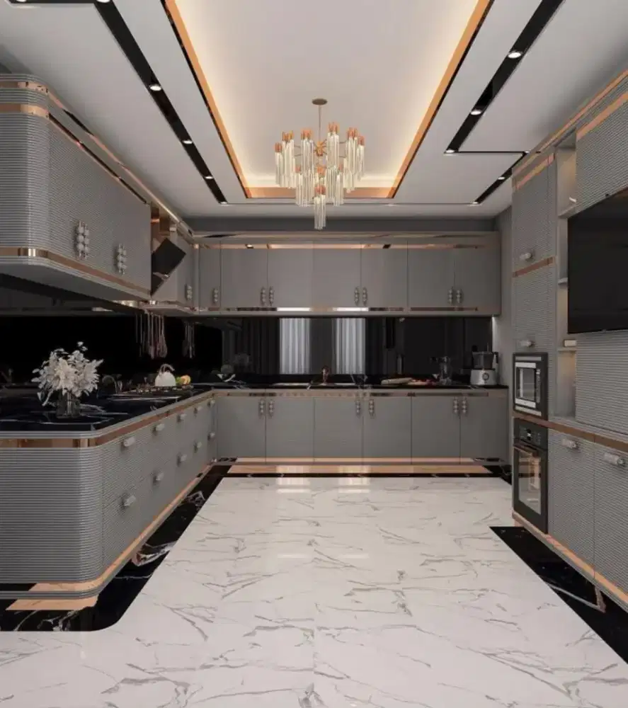 Kitchen set minimalis Lemari pakaian Bedroom set wallpanel wallpaper