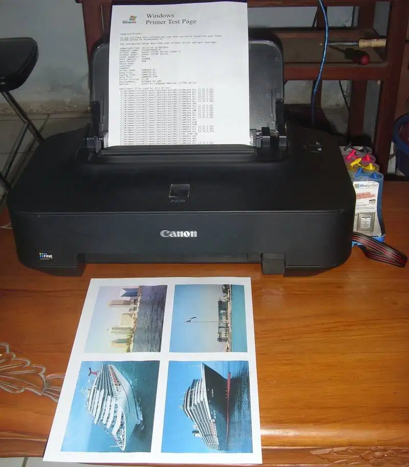 Printer Canon Pixma iP2770 Normal Siap Pakai + Infuse System