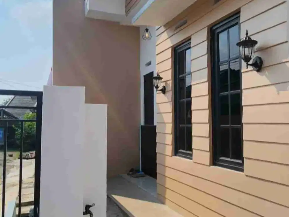 Rumah Cantik Siap Huni 500 jutaan, Nempel BSD, selangkah ke Sta Cisauk dan Toll BSD 2