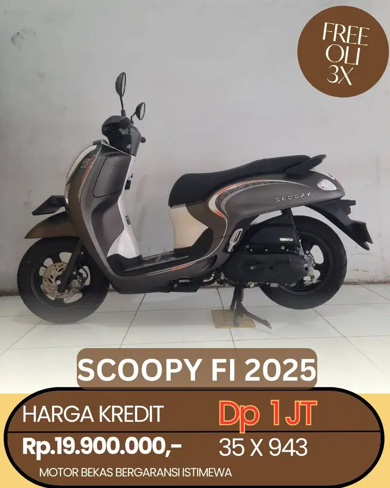 motor bekas scoopy 2025 cash dan kredit