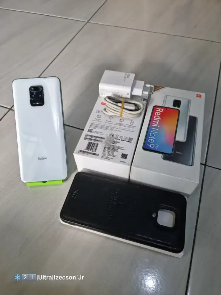 Redmi Note 9 Pro 8/128 Fullset Original, 90% Mulus, Fungsi2 No Minus
