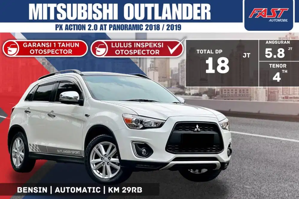 MITSUBISHI OUTLANDER PX ACTION 2018 / 2019 2.0 AT PANOR KM.29RRB#F1ST