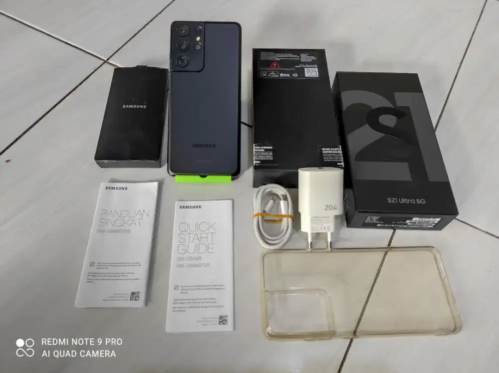Samsung S21 Ultra 5G SEIN 12/256 Fullset, 90% Mulus, Fungsi2 No Minus