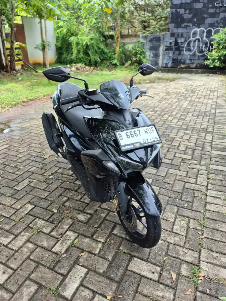 Dijual Yamaha aerox 155 ABS tahun 2019 pajak hidup panjang mesin