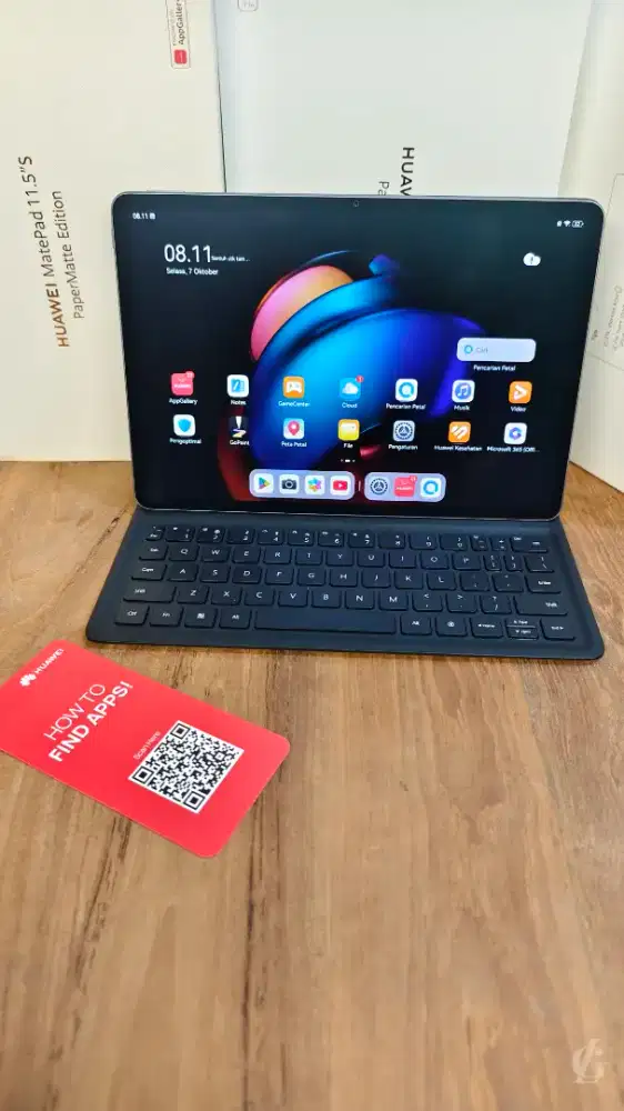 Huawei matepad 11.5s papermatte 8/256 second beli 1 bulan