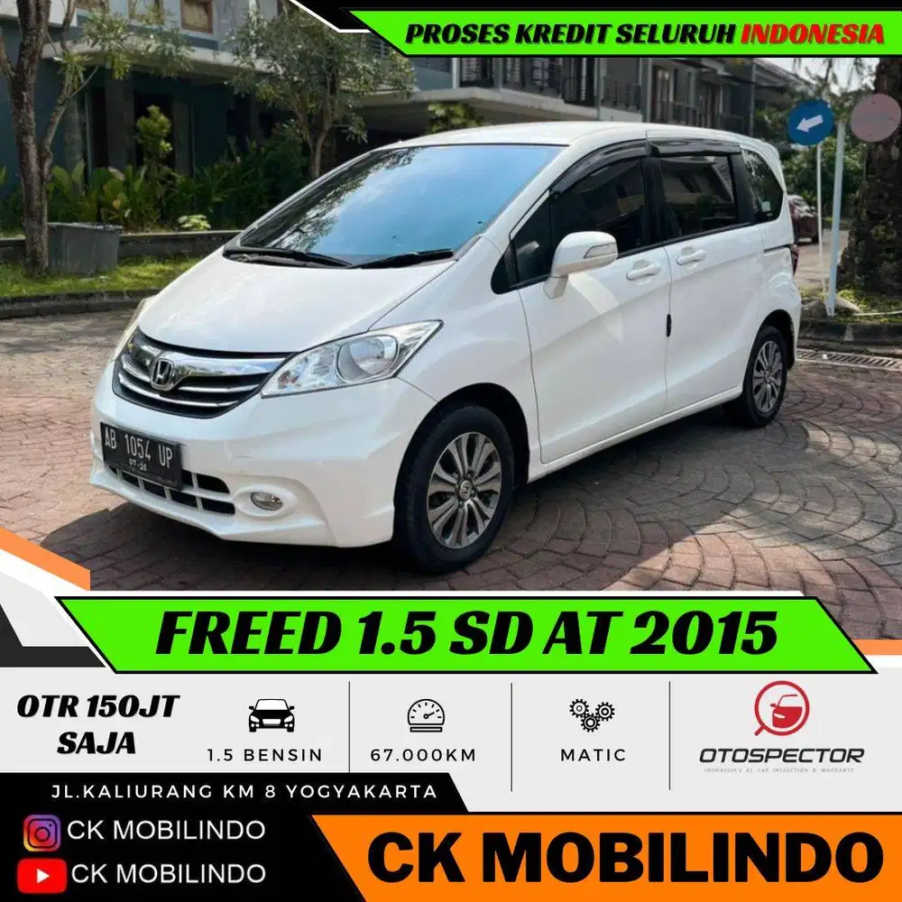 (Km67rb) Honda Freed SD Matic 2015 Plat AB ISTIMEWA Kredit Murah