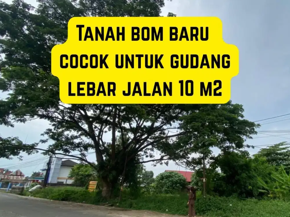 JUAL TANAH COCOK UNTUK GUDANG KOTA PALEMBANG