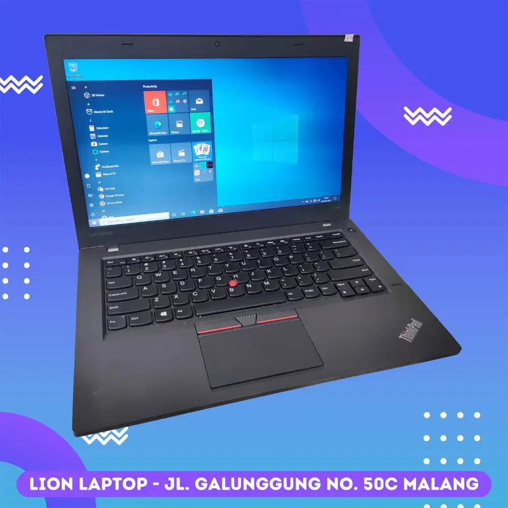 RAM 8GB Core i5 SSD 256GB Lenovo Thinkpad T460 [07|10]