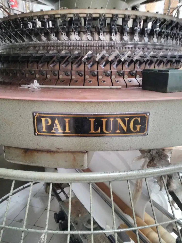 DI JUAL MESIN RAJUT PAILUNG 34 INCH 19 GET DOUBLE KNIT TAHUN 1996