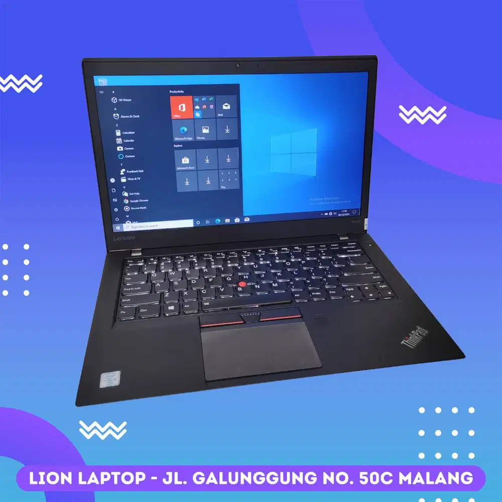 RAM 8GB SSD 256GB Core i5 Slim Lenovo Thinkpad T460s [07|10]