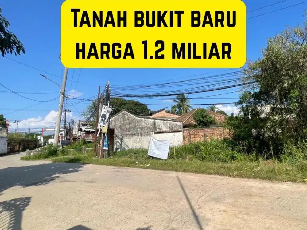 JUAL TANAH BUKIT BARU KOTA PALEMBANG