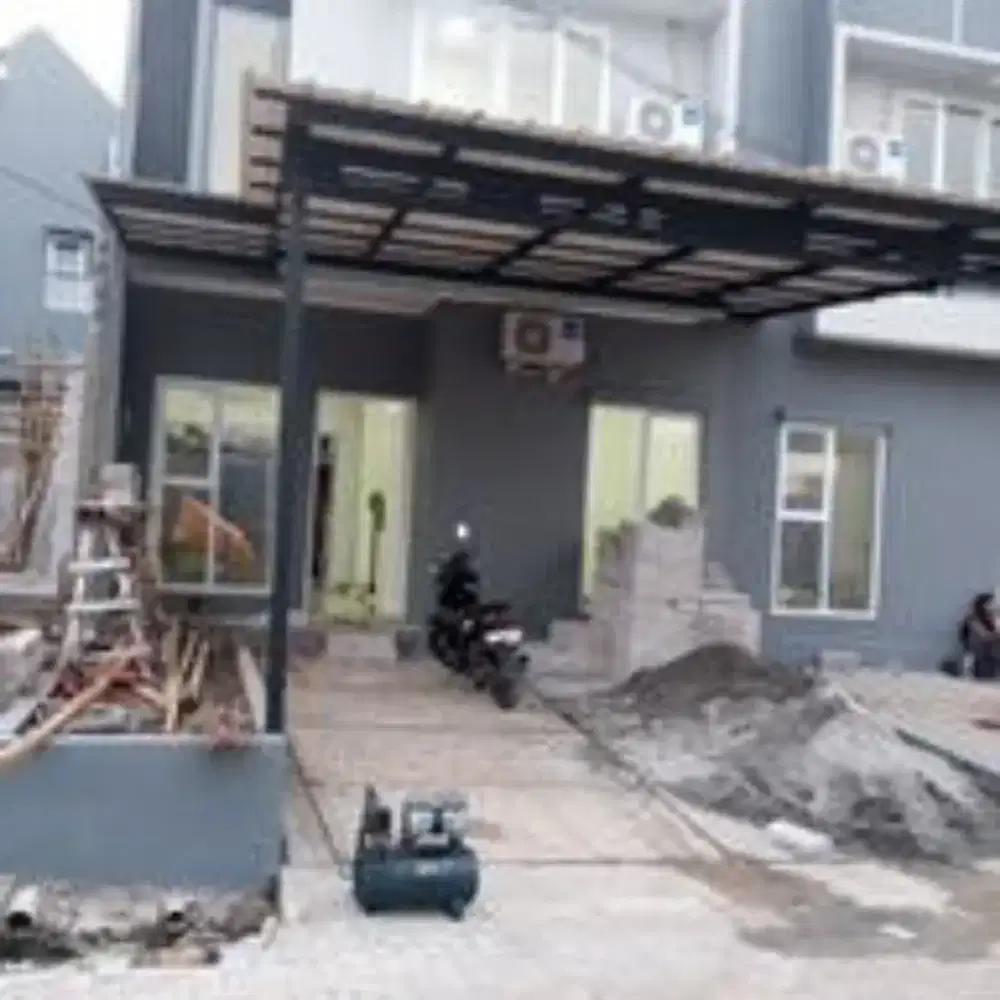 Kanopi baja ringan atap alderon, spandek pasir dan polos