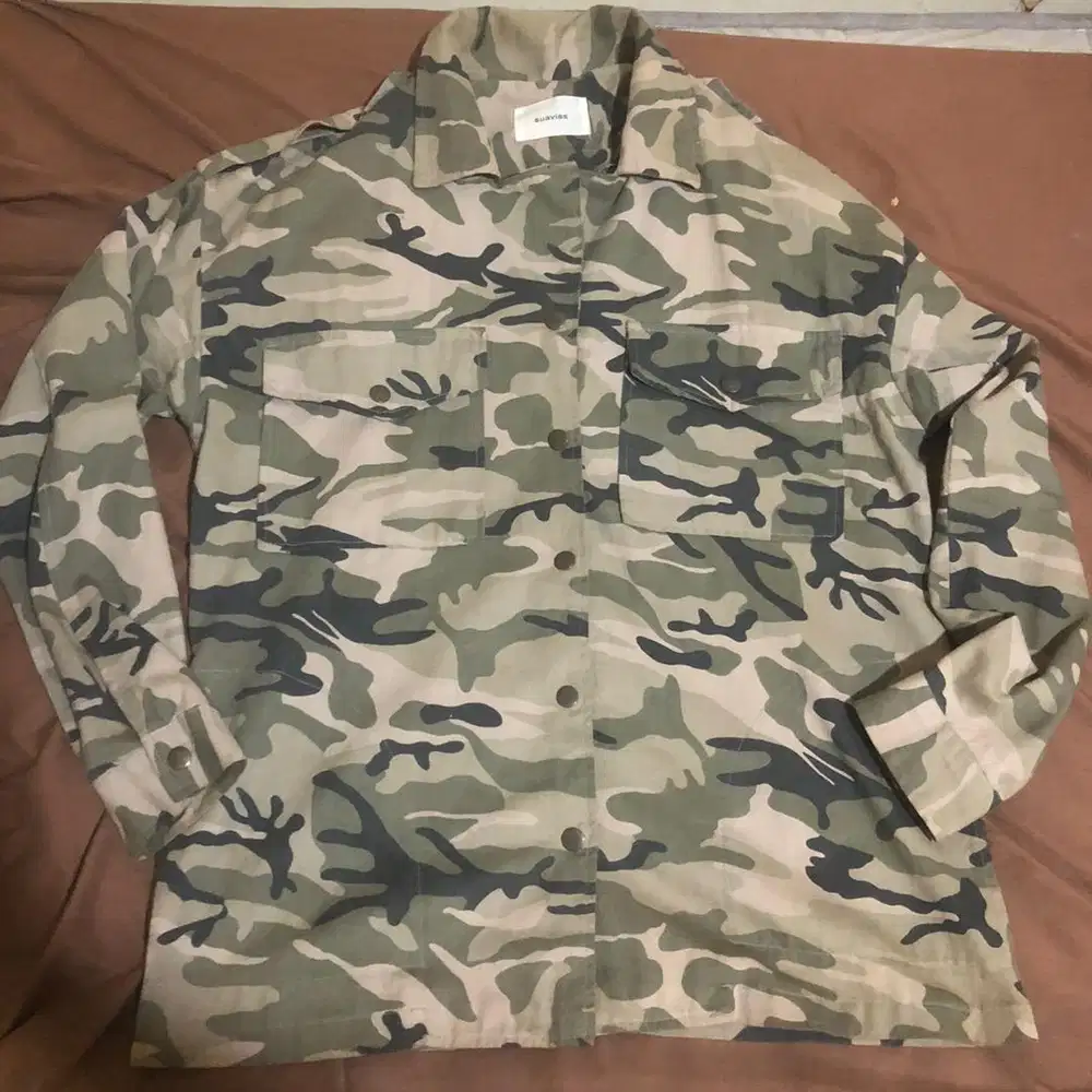 Jaket Army Camo Vintage