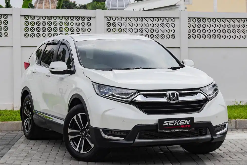 Honda CRV CR-V 1.5 VTEC Turbo 7 Seater AT Matic 2018 Putih Mutiara