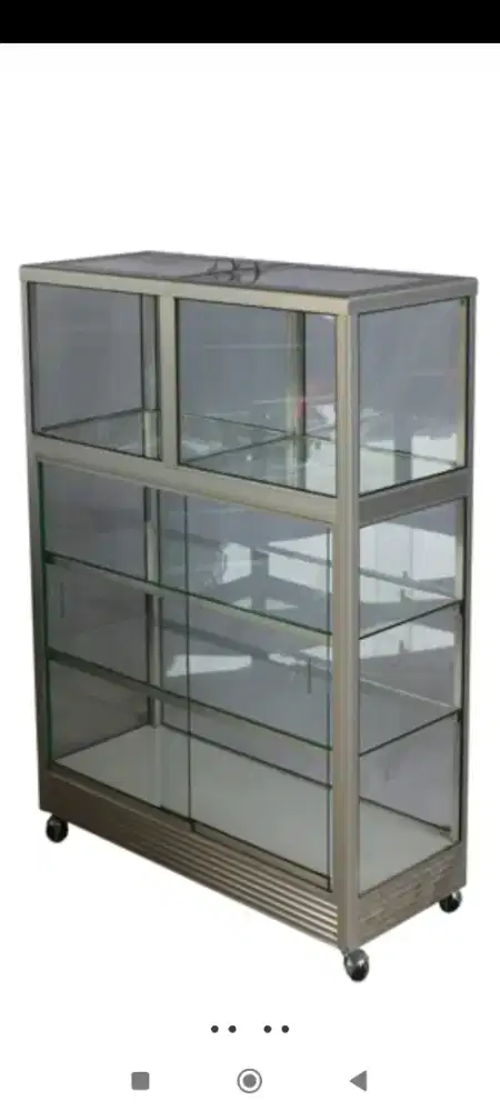 Etalse beras 1 meter dan showcase
