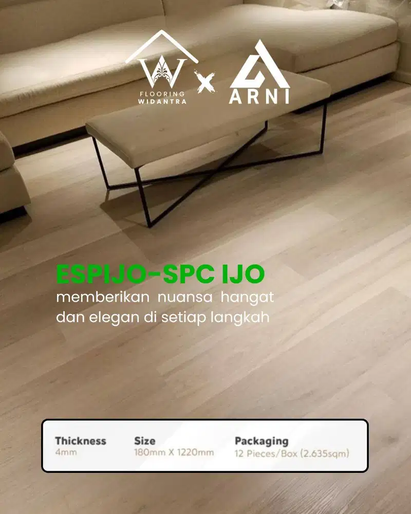 LANTAI SPC COUNTRY WOOD ESPIJO MOTIF KAYU TEBAL 4mm