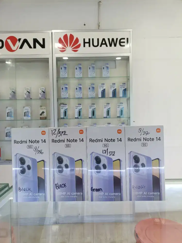 Redmi Note 14 5G (12/512 & 8/256) Baru Resmi Xiaomi¹