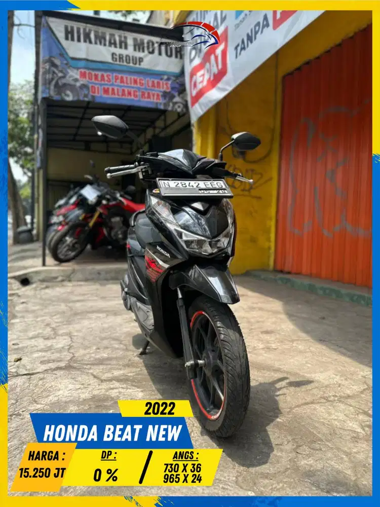 HONDA BEAT NEW 2022 TERMURAH SE MALANG HIKMAH MOTOR KEPUH