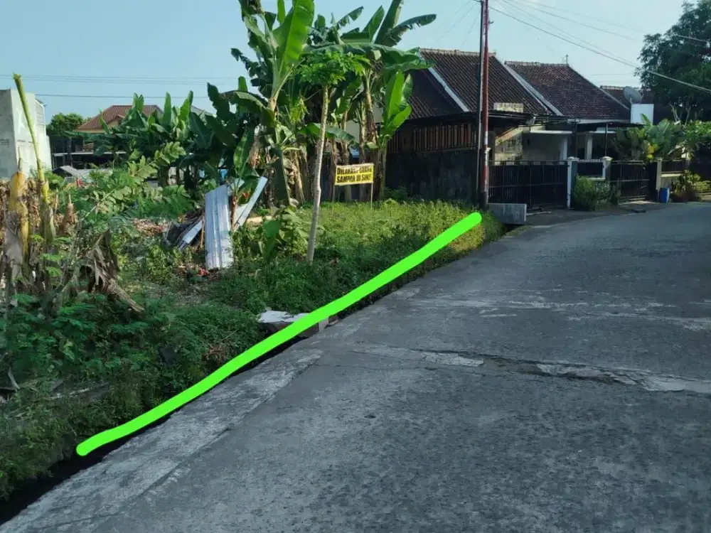 Tanah Pekarangan Strategis Dekat Blok O Yogyakarta #Kode : TP 143