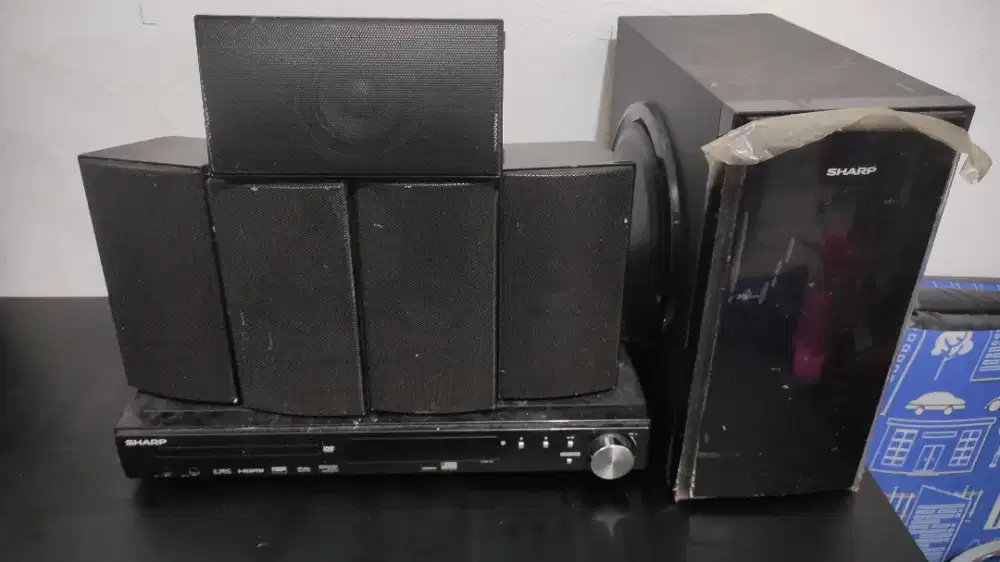 Home Theather SHARP Sound Speaker Subwoofer amplifier