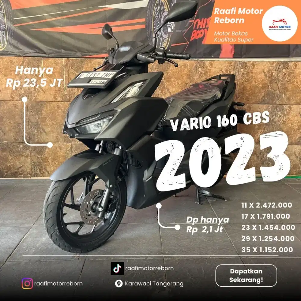 NEW VARIO 160 CBS 2023 MOKAS BERKUALITAS SUPER & BERGARANSI CASH/KREDI