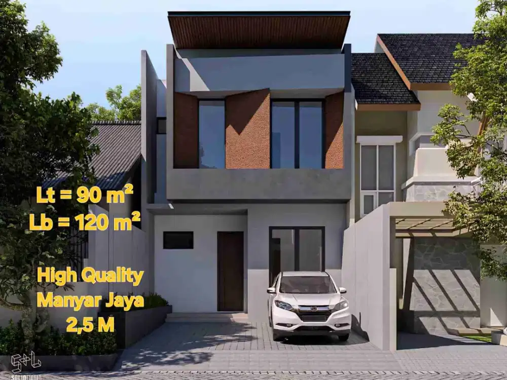 Dijual Rumah Minimalis Baru Gress di Manyar Jaya Komplek Elit cocok untuk Profesional Muda Ready Maret 2026