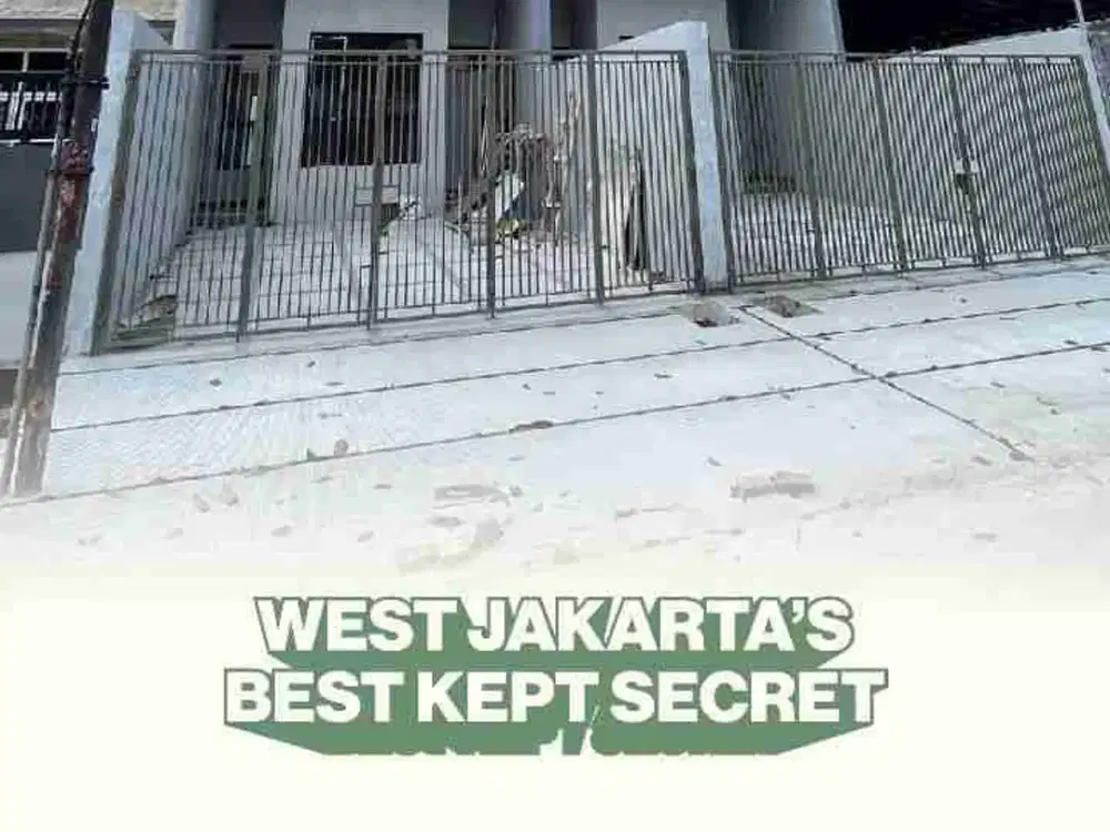 DIJUAL CEPAT RUMAH 2 LT LUAS 130M 3 KAMAR KEMBANGAN JAKBAR