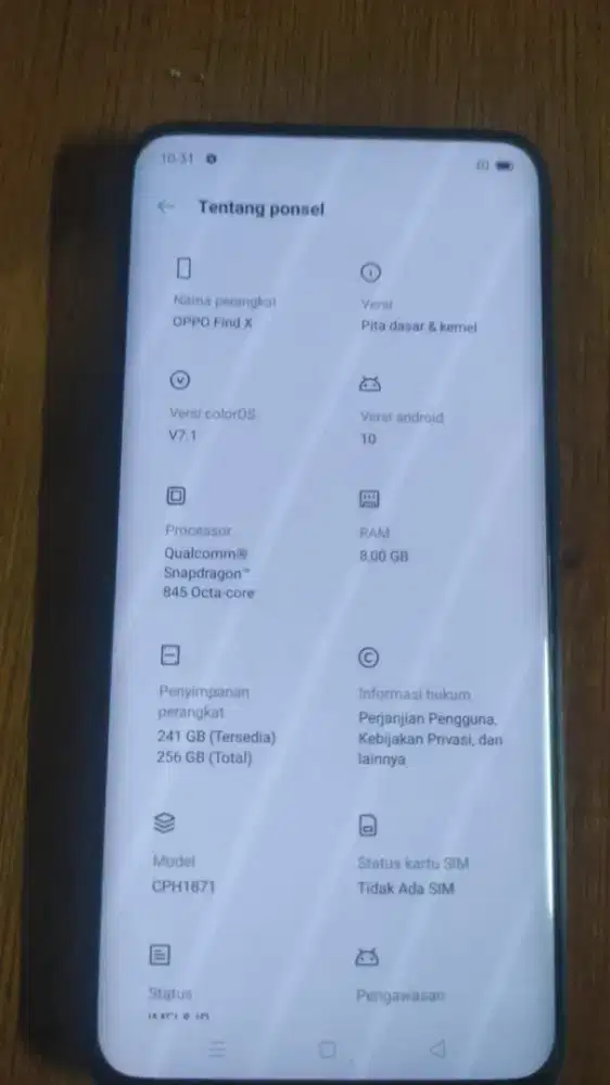 OPPO FIND X
Spesifikasi Singkat :
•Snapdragon 845 Game Ngebut
•8/256Gb