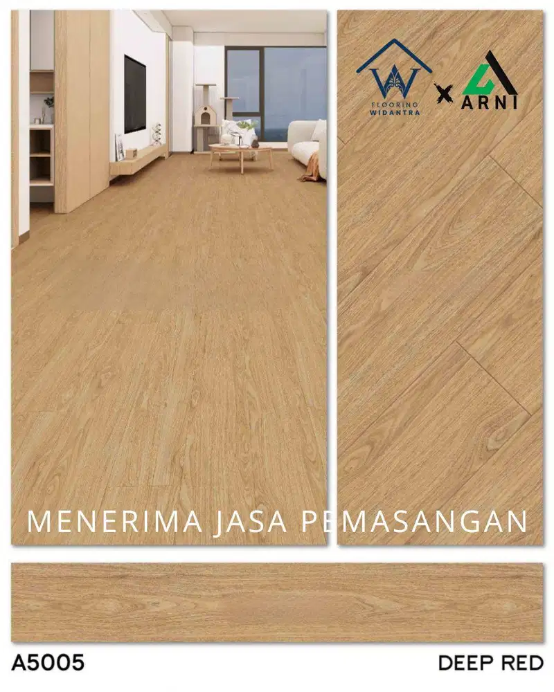LANTAI SPC AKIRA MOTIF KAYU P.122cm L.18,2cm T.5mm