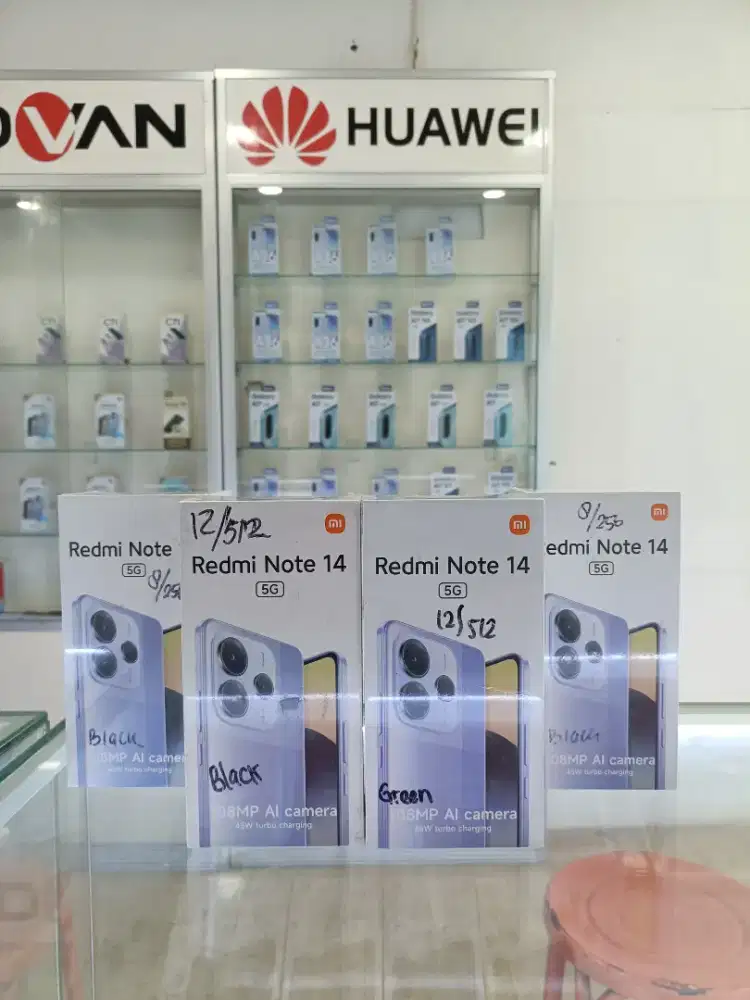 Redmi Note 14 5G (12/512 & 8/256) Baru Resmi Xiaomi⁸