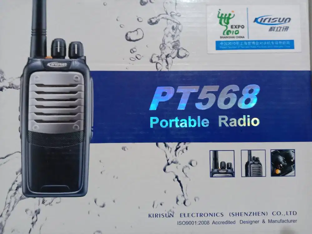 Radio HT Handy Talky Kirisun PT568 VHF 136-174 Mhz