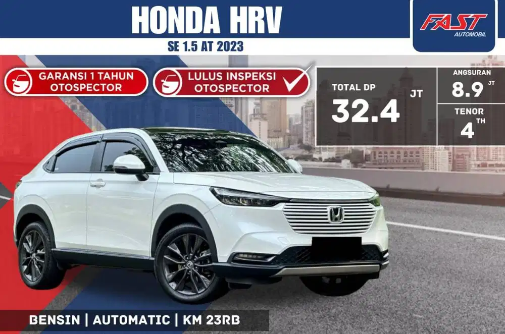 HONDA HRV SE 2023 1.5 AT PANORAMIC KM.23RB & PAJAK PANJANG#F7ST