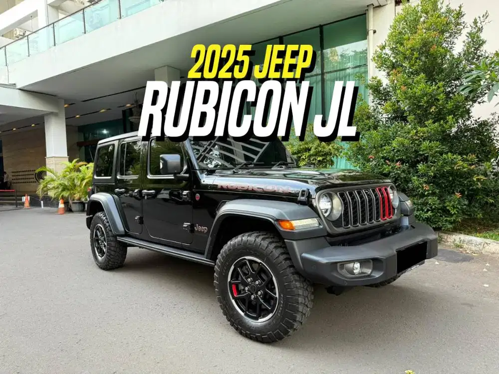 Jeep Rubicon JL 2025 NIK 2024 4-Door Black Hitam