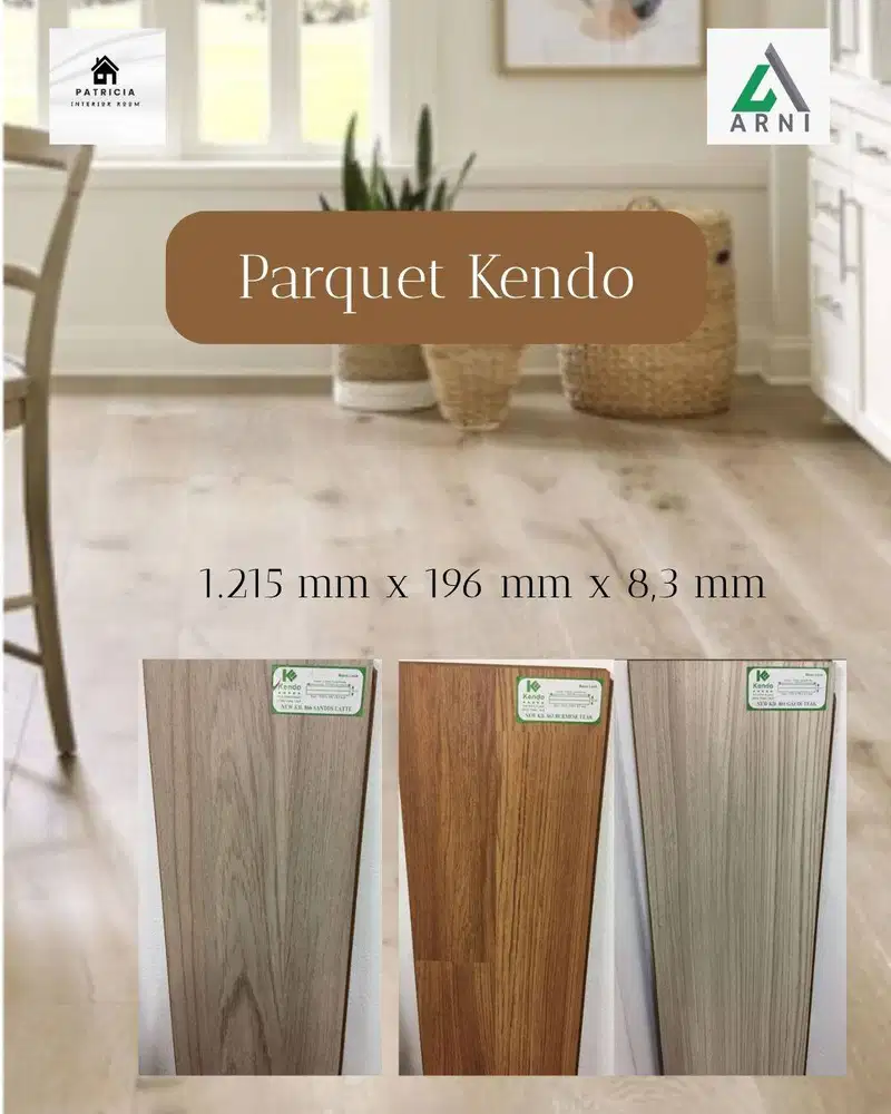 Parket Lantai Kayu Premium | Tampilan Natural, Tahan Lama & Mudah Dipa